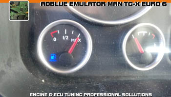 Adblue emulator MAN TGX  - vypnutí adblue