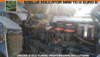 Adblue emulator MAN TGX  - vypnutí adblue